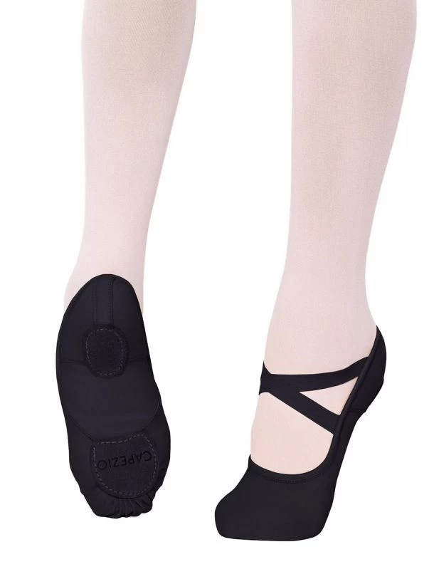 Capezio Hanami Ballet Shoes Canvas Adult 10; Medium; Black 4 Capezio Hanami Ballet Shoes Canvas Adult 10; Medium; Black - Image 2