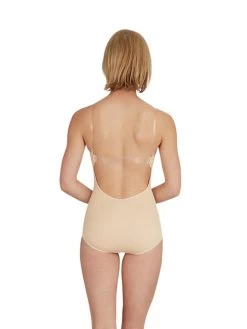 Capezio Camisole Leotard With BraTek Adult 1X; Mocha -Dance Clothing Store 3565 6