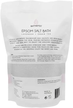 Epsom Salt Bath Invigorate : Lime And Lemongrass