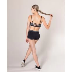 Energetiks Sophia Crop Top Black; Adult X-Small 8 Energetiks Sophia Crop Top Black; Adult X-Small -Dance Clothing Store AC116 BLK XSML 2