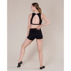 Energetiks Tate Crop Top Adult X- Small; Black -Dance Clothing Store AC134blk adxsml 2