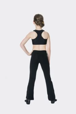 Studio 7 T-Back Crop Top Adult Medium; Black -Dance Clothing Store ADCT01 5