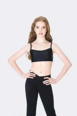 Studio 7 Camisole Crop Top Adult Medium; Black