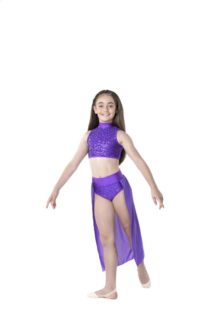 Studio 7 Cabaret Crop Top Adult Large; Black 5 Studio 7 Cabaret Crop Top Adult Large; Black - Image 3