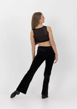 Studio 7 Velvet Stage Pants Adult Small; Black