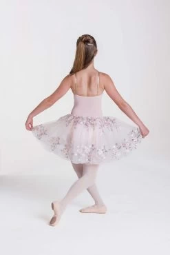 Studio 7 Floral Romance Tutu Adult Large; Pale Pink