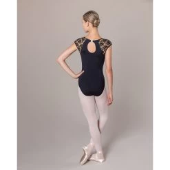 Energetiks Allison Lace Leotard Adult X- Small; Black -Dance Clothing Store AL118blk adxsml 2