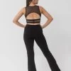 Studio 7 Molly Crop Top Adult Small; Black -Dance Clothing Store APCT04 BL AS
