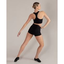 Energetiks Kara Shorts Adult X- Small; Black -Dance Clothing Store AT101 BLK XSML 2