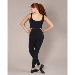 Energetiks Tori Ankle Biter Leggings Adult X- Small; Black -Dance Clothing Store AT12 BLK XSML 2