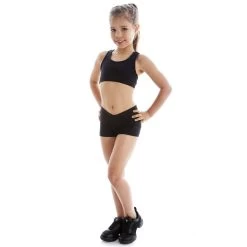 Energetiks Addison Crop Top Child X- Small; Black