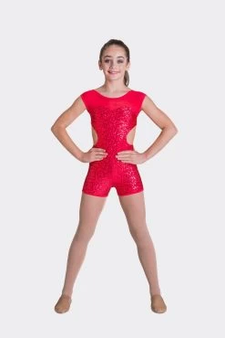 Studio 7 Sequin Biketard Child Large; Black -Dance Clothing Store CHB01 6