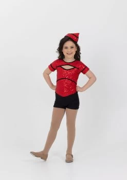 Studio 7 Lola Biketard Child X- Small; Hot Pink -Dance Clothing Store CHB03 1