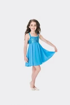 Studio 7 Sequin Lyrical Dress Child X- Small; Black -Dance Clothing Store CHD05 3