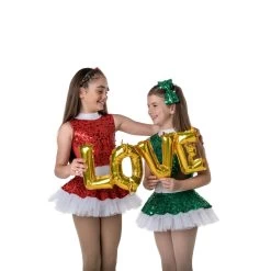 Studio 7 So Much Cheer Dress Child Large; Green -Dance Clothing Store CHD08 3