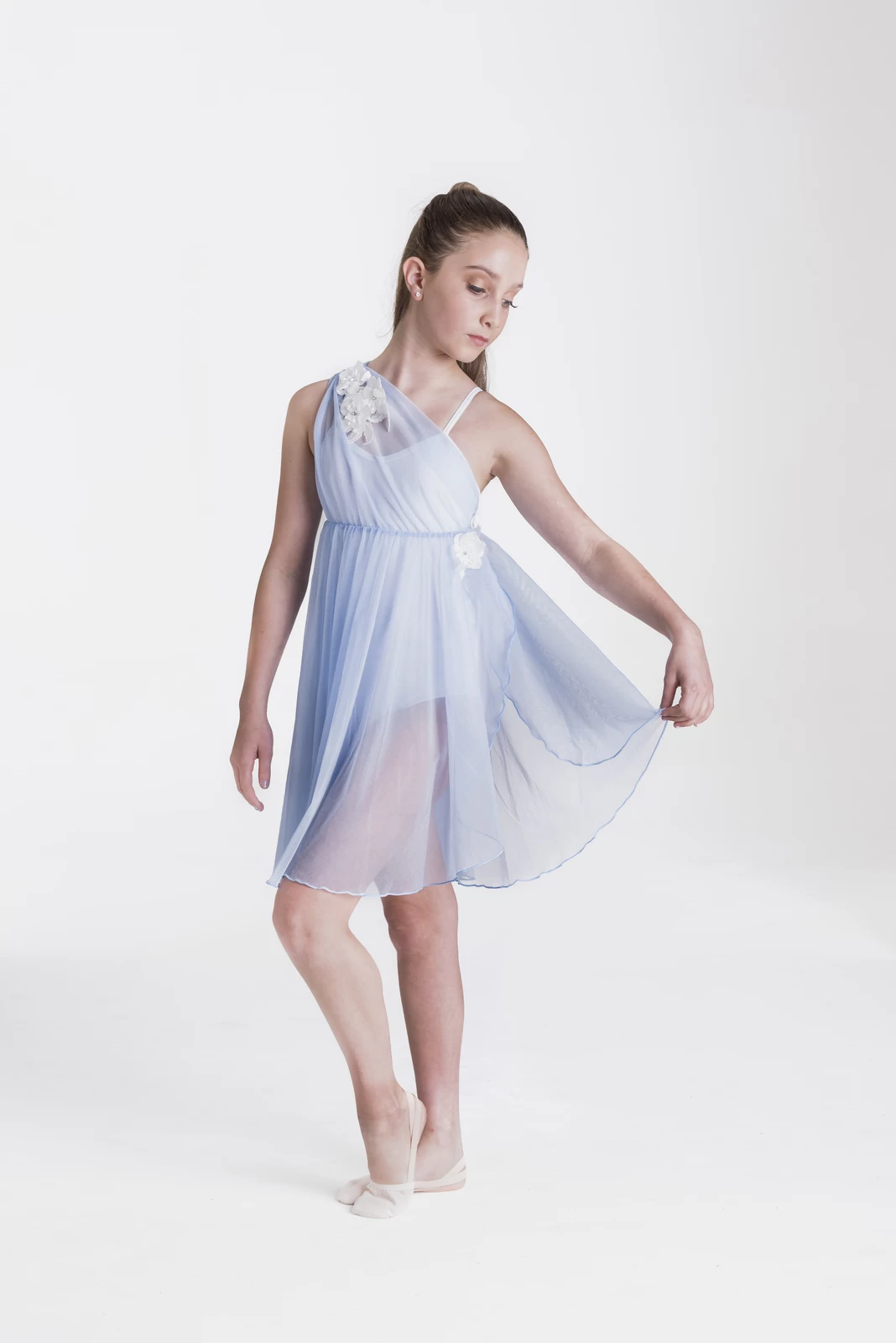 Studio 7 Grecian Lyrical Dress Child Small; Apricot 6 Studio 7 Grecian Lyrical Dress Child Small; Apricot - Image 4