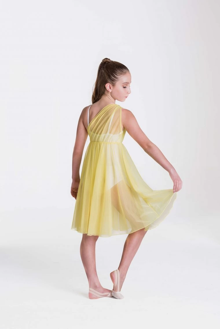 Studio 7 Grecian Lyrical Dress Child Small; Apricot 4 Studio 7 Grecian Lyrical Dress Child Small; Apricot - Image 2