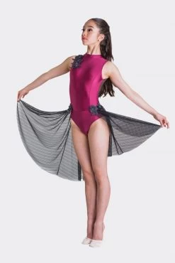 Studio 7 Whimsical Lyrical Dress Child Medium; Burgundy