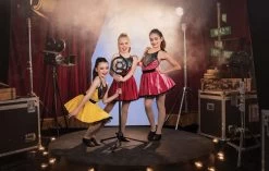 Studio 7 Rock & Roll Dress Child Large; Red -Dance Clothing Store CHD17 2