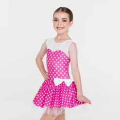 Studio 7 Polka Dot Princess Child Large; Black -Dance Clothing Store CHD19