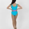 Studio 7 Neon Leotard Child Small; Neon Blue -Dance Clothing Store CHL10blu chsml