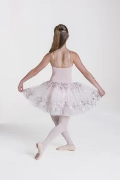 Studio 7 Floral Romance Tutu Child Large; Pale Pink