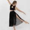 Studio 7 Vision Mesh Skirt Child Small; Black -Dance Clothing Store CHSK11blk chsml