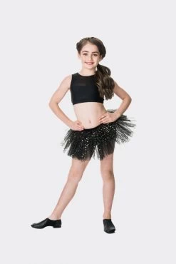 Studio 7 Sparkle Tutu Skirt Child X- Small; Black