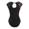 Energetiks Allison Lace Leotard Child Medium; Black -Dance Clothing Store CL118blk chmed
