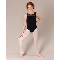 Energetiks Lisa Mesh Leotard Child X- Small; Black -Dance Clothing Store CL22