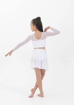 Studio 7 Tyler Long Sleeve Crop Child Small; Black -Dance Clothing Store CPCT03 5