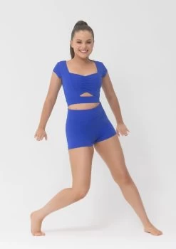 Studio 7 Bobby Crop Top Child Small; Black -Dance Clothing Store CPCT05 2