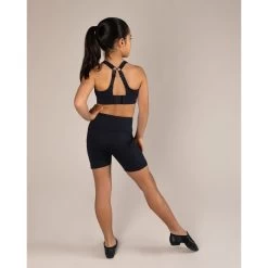 Energetiks Tori Bike Short Child Medium; Black -Dance Clothing Store CT13 BLK MED 2
