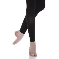 Energetiks Classic Footless Dance Tight Child Large; Black -Dance Clothing Store CT29