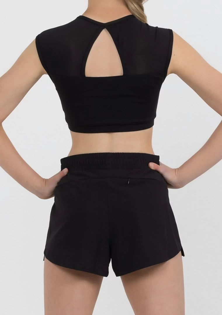 Studio 7 Eco Running Shorts Child Small; Black 4 Studio 7 Eco Running Shorts Child Small; Black - Image 2