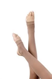 Fiesta Stirrup Feather Soft Tights Adults C-D; Flesh Pink