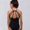 Sylvia P Freefly Leotard Black -Dance Clothing Store FreeleoB