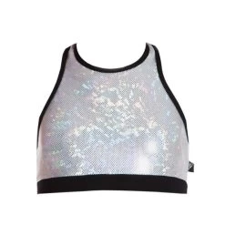 Energetkis Tilly Crop Top Adult X- Small; Black -Dance Clothing Store GAC135