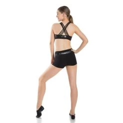 Energetkis Tilly Crop Top Adult X- Small; Black -Dance Clothing Store GAC135blk adxsml 2