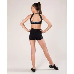 Energetiks Mia Boy Leg Metallic Child X- Small; Black