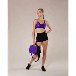 Energetiks Everleigh Glitter Bag Colour; Party Purple -Dance Clothing Store GDB30 pp 2