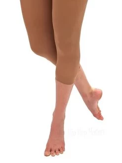 Hip Hop Hosiery Quattro 3/4 Footless Tight Adult Average; Black