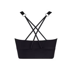 Energetiks Elysia Zip Crop Top Adult XXX- Small; Black