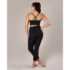 Energetiks Elysia Zip Crop Top Adult XXX- Small; Black -Dance Clothing Store IAC121T5 BLK XXXSML 3