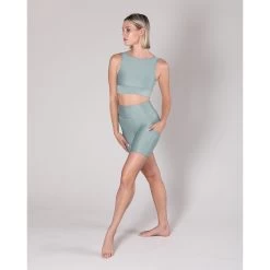 Energetiks Natalie V Back Crop Adult XXX-Small; Sea Mist -Dance Clothing Store IAC156AG1 SMT XXXSML 1