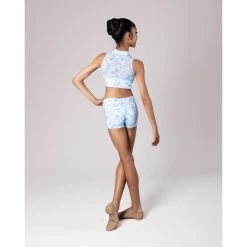 Energetiks Kity Zip Crop Top Child Small; Mirage -Dance Clothing Store ICC153MR3 MIR SML 2