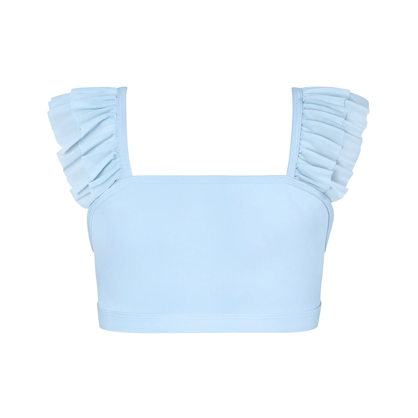 Energetiks Ruby Mesh Crop Top Child X- Small; Baby Blue 5 Energetiks Ruby Mesh Crop Top Child X- Small; Baby Blue - Image 3