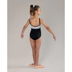 Energetiks Harmony Adjustable Camisole Leotard Child Small; Black