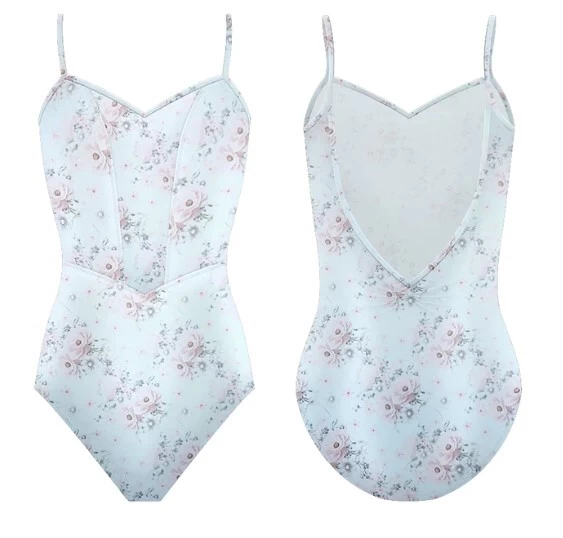 Danse De Paris Jardin Leotard Adult Medium; Primrose 4 Danse De Paris Jardin Leotard Adult Medium; Primrose - Image 2