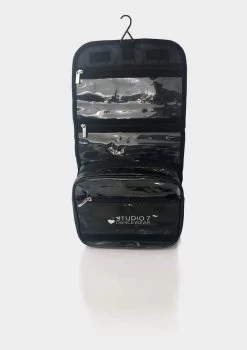 Studio 7 Holographic Make Up Case; Black